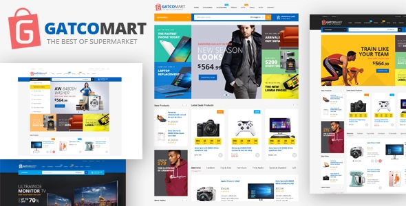 Gatcomart - HTML-шаблон магазина электроники и мебели