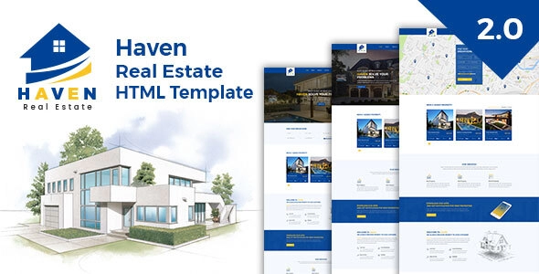 Haven - Plantilla HTML Responsiva de Bienes Raíces
