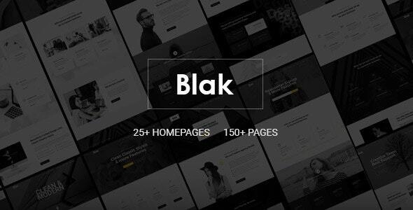 Blak - 响应式多用途 HTML5 网站模板