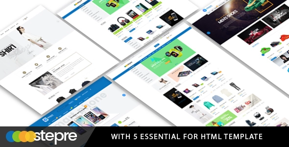 Stepre - قالب HTML لإلكترونيات الموضة للتجارة الإلكترونية