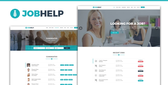 Jobhelp - Plantilla HTML Responsiva de Bolsa de Trabajo