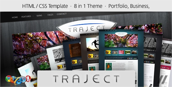 Traject - HTML-портфолио и бизнес-сайт