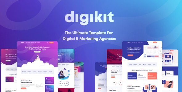 Digikit - Шаблон для цифровых и маркетинговых агентств