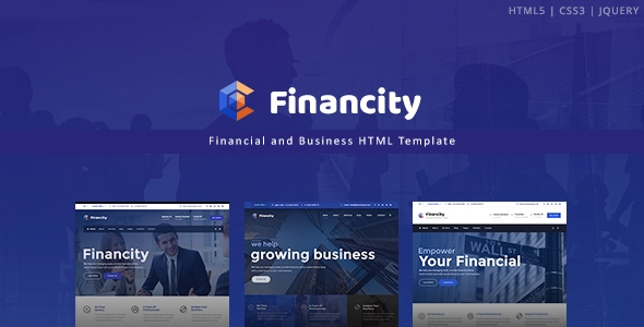 Financity - Plantilla HTML de Negocios / Finanzas / Finanzas