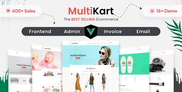 Multikart - Адаптивный шаблон электронной коммерции Vuejs Nuxtjs