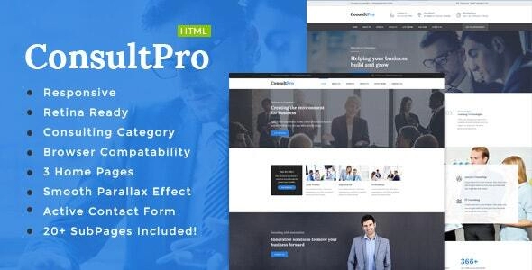 ConsultPro: modello HTML di consulenza